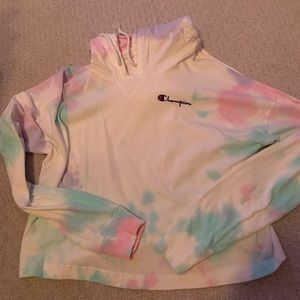 Champion XS tie dye hoodie